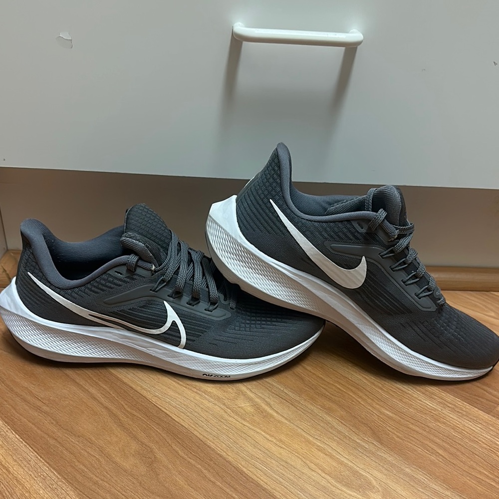 Nike Charcoal and White Athletic Sneakers